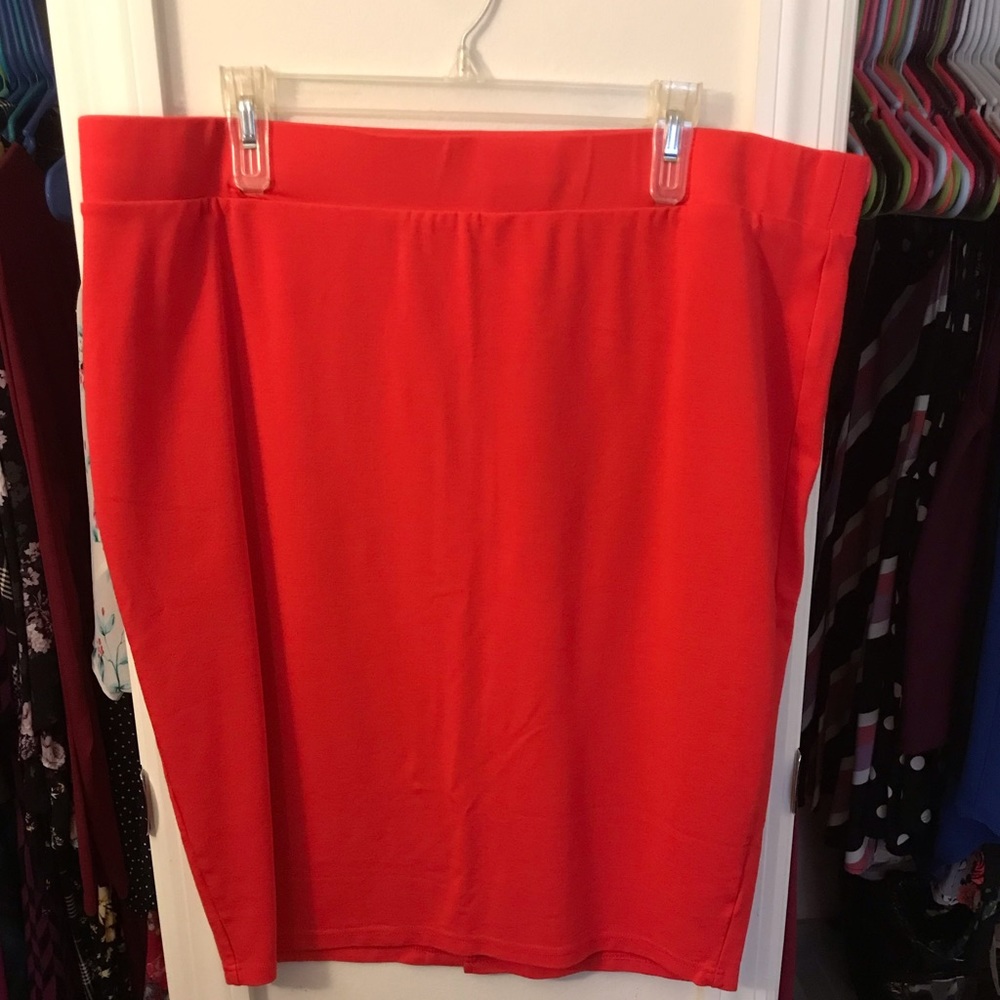 Like new Torrid red skirt size 3